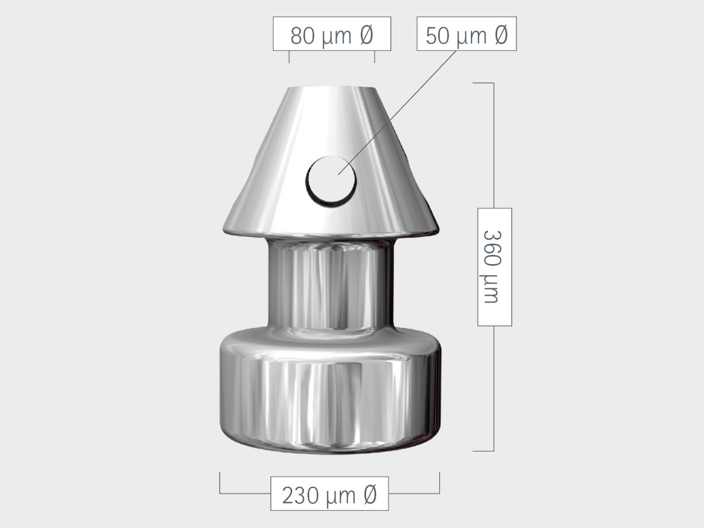 Grüner Star / Glaukom 4 istent inject masse transparent large